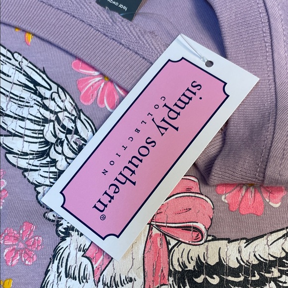 Simply Southern Lavender Goose Graphic Tee “God’s Silliest Goose “ - Picture 2 of 6